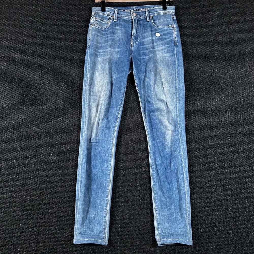 Citizens of Humanity Jeans Womens 27 Mid Rise Slim Fit Blue‎ Denim Pants